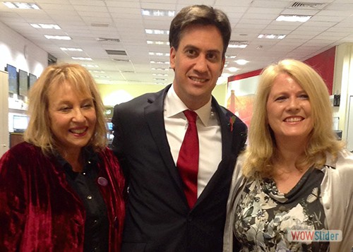 Livvy-and-Chrissie-and-Ed-Miliband